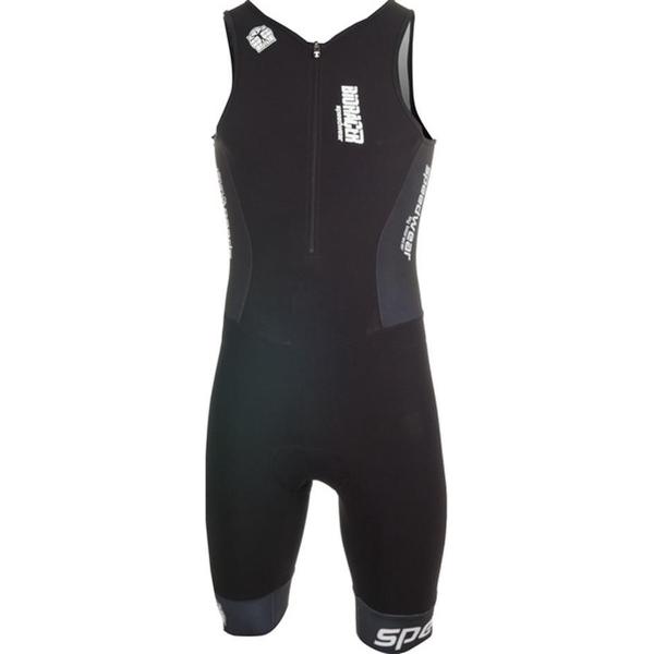 Bioracer Triathlon Team fietsshorts zwart Maat XS