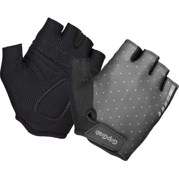 GripGrab - Women's Rouleur Padded Korte Vinger Zomer Fietshandschoenen - Grijs - Vrouwen - Maat S