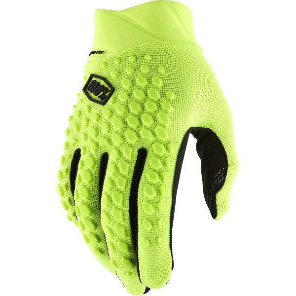 100% MTB Gloves Geomatic 22 - Fluo Geel - S