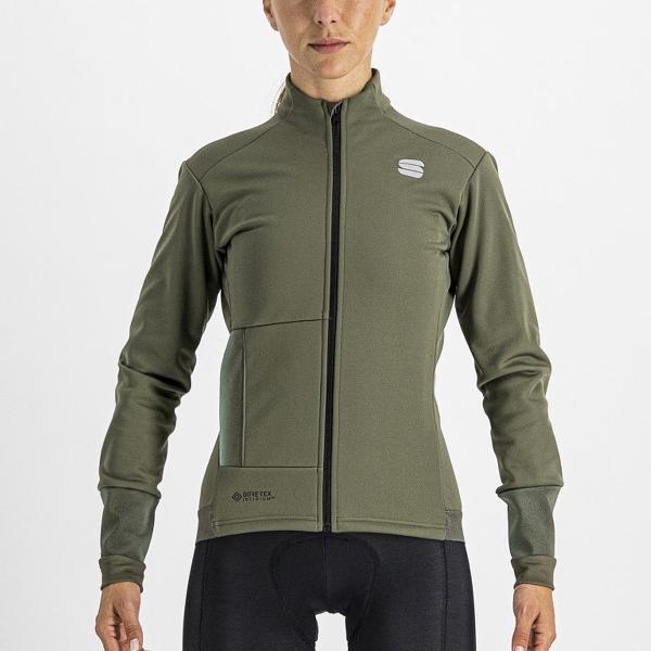 Sportful Fietsjack winter dames Groen - SUPER W JACKET BEETLE - L