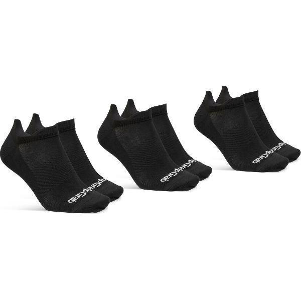 GripGrab - Classic No Show Zomer Fietssokken 3PACK Enkelsokken Coolmax Sport Sokken - Zwart - Unisex - Maat M (41-44)