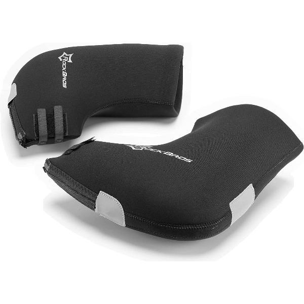 ROCKBROS Stuurhandschoenen Winter Thermisch Winddichte Stuurhoezen voor Fiets MTB Motorfiets E-Bike Roller Scooter Gevoerd Waterafstotend