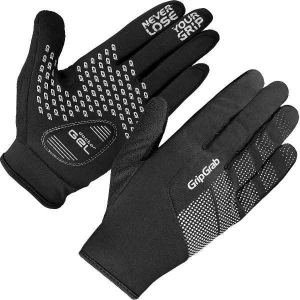 GripGrab - Ride Windproof Lente Herfst Fietshandschoenen Lange Vinger - Zwart - Unisex - Maat XXL