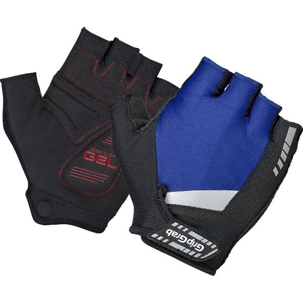 GripGrab - SuperGel Padded Korte Vinger Zomer Fietshandschoenen - Navy Blauw - Unisex - Maat M