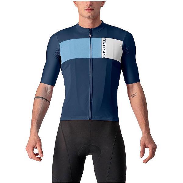 Castelli Prologo 7 Jersey Met Korte Mouwen Blauw S Man