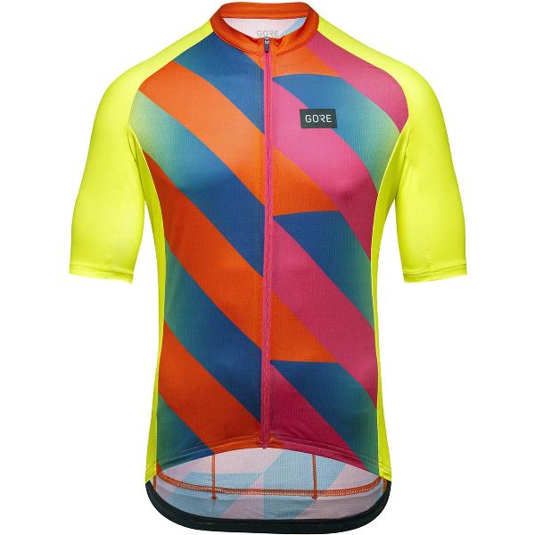 Gorewear Gore Wear Signal Jersey Mens - Neon Yellow/Multicolor