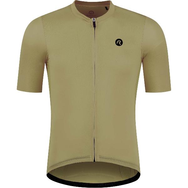 Rogelli Distance Fietsshirt - Korte Mouwen - Heren - Zand - Maat M