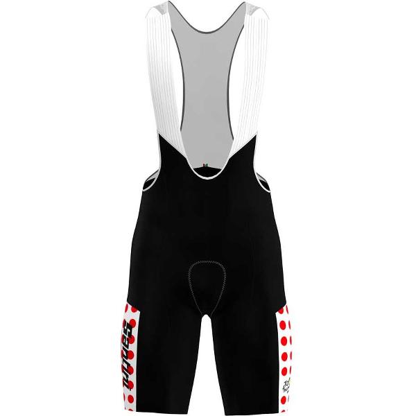 Santini Tour De France Fan Line Gpm Leider 2023 Slabbetje Korte Broek Zwart 3XL Man