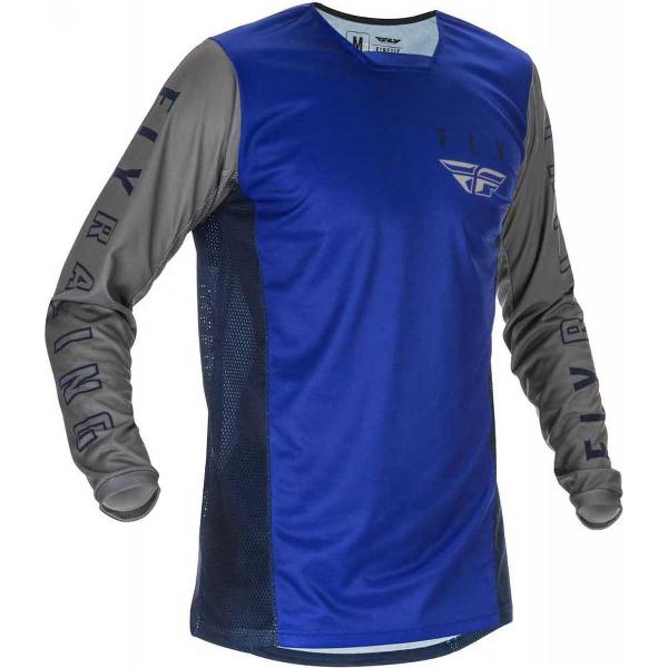 Fly Racing Kinetic K121 2021 Lange Mouwenshirt Blauw XL Man