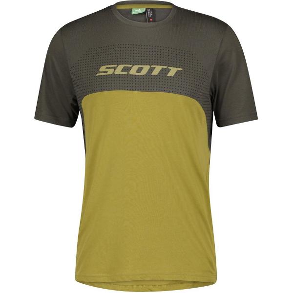 Scott Trail Flow Dri Korte Mouwen Fietsshirt Groen 2XL Man