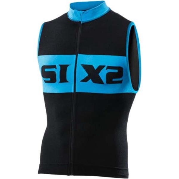 Sixs Luxury Mouwloos Fietsshirt Zwart L Man