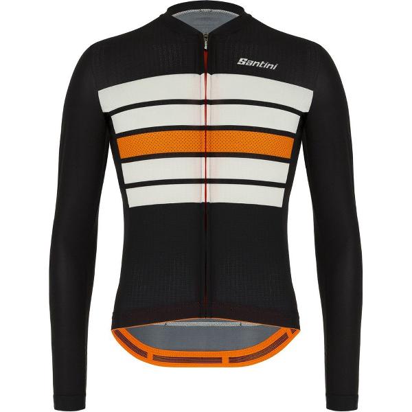 Santini Ecosleek Bengal Jersey Met Lange Mouwen Zwart S Man