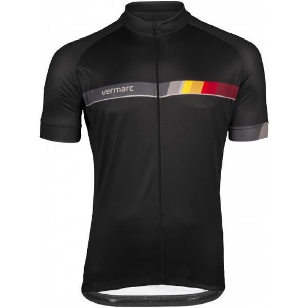 VERMARC FIETSSHIRT KORTE MOUWEN HEREN ZWART / BELGICA Maat 6XL