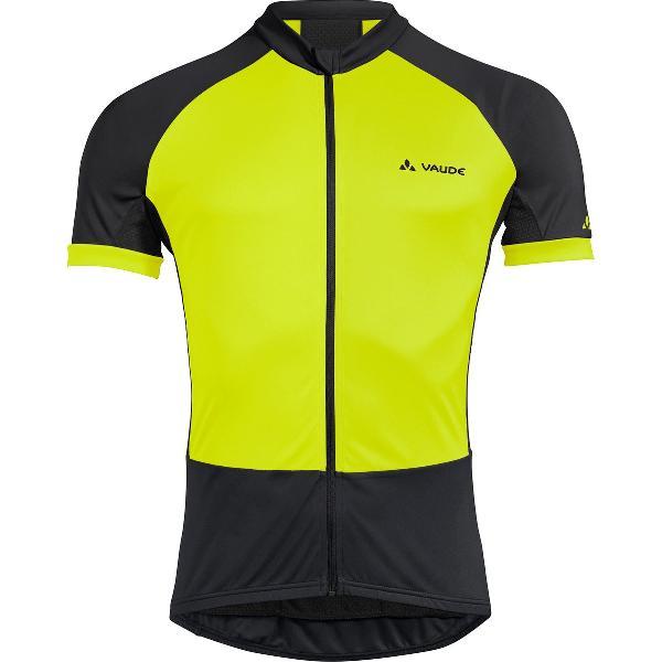 Vaude Men's Advanced FZ Tricot - Black/yellow - Outdoor Kleding - Fleeces en Truien - Fietskleding