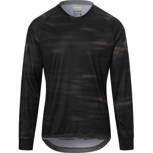 Giro Roust Longsleeve Jersey Heren, zwart