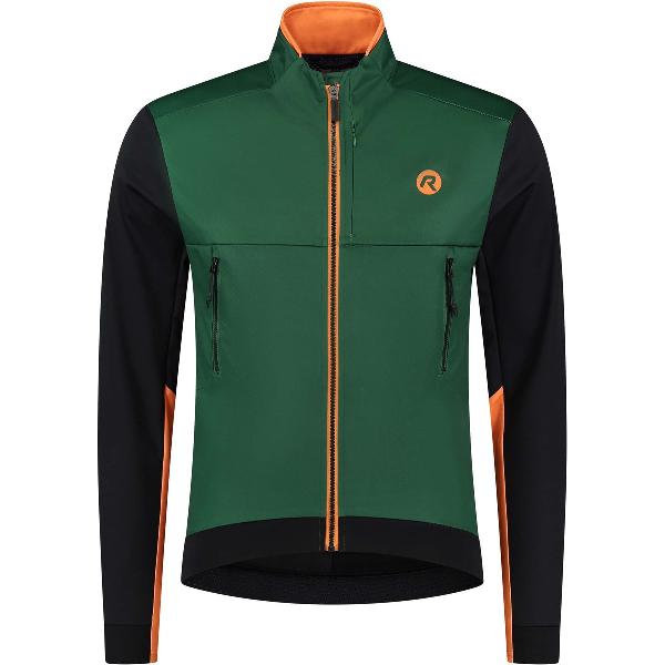 Rogelli Cadence Fietsjack Winter - Heren Fietsjas - Wind- en Waterafstotend - Groen - Maat M