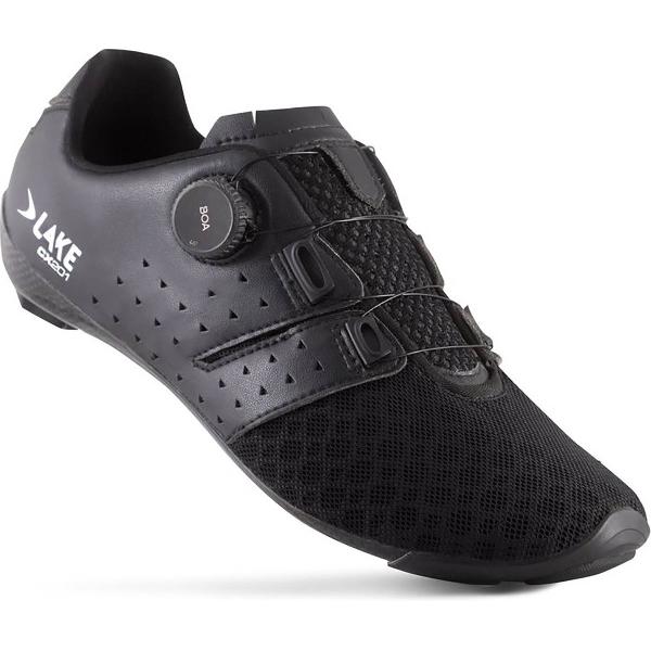 Lake Wielrenschoenen CX201 maat 45 Zwart