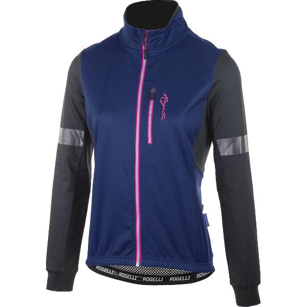 Rogelli Transition Fietsjack Winter - Dames - Zwart, Blauw, Roze - Maat S