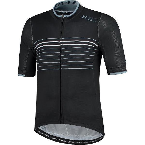 Rogelli Kalon - Fietsshirt Korte Mouwen - Heren - Maat S - Zwart, Wit