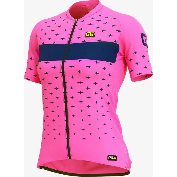 Ale Dames Fietsshirt Korte Mouwen Graphics PRR Stars - Roos - XS - Valt klein