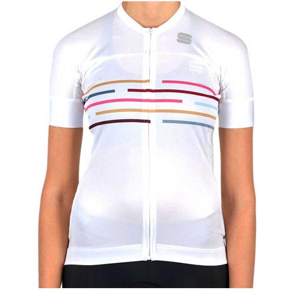 Sportful Fietsshirt korte mouwen Dames Wit - V�LODROME W SHORT SLEEVE JERSE WHITE - XL