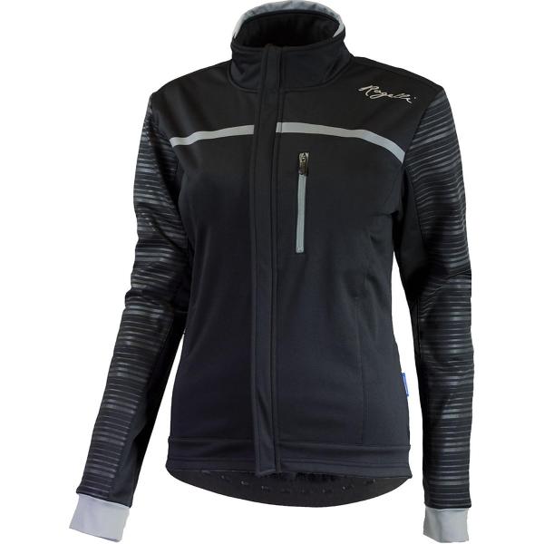 Rogelli Camilla 2.0 Fietsjas - Maat XL - Vrouwen - zwart/grijs