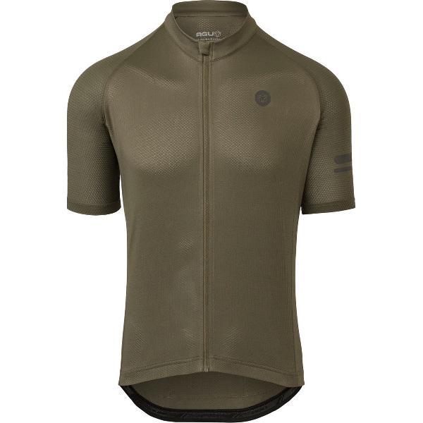 AGU Core Fietsshirt Essential Heren - Army Green - S