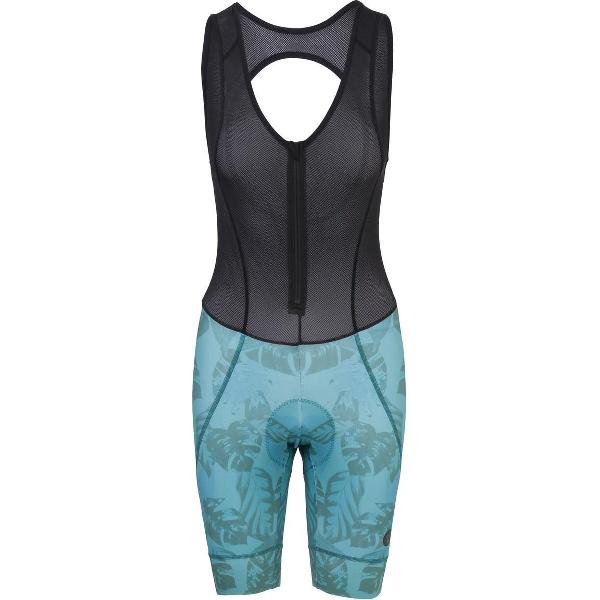 AGU Prime Fietsbroek met Zeem Dames Trend - Met Bretels - Groen - XS