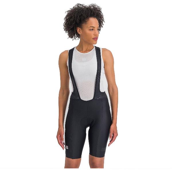 Sportful Fietsbroek kort met bretels - koersbroek HerenZwart - GIARA W BIBSHORT BLACK - XL