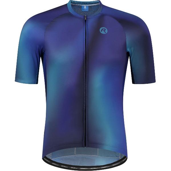 Rogelli Halo Fietsshirt - Korte Mouwen - Heren - Blauw - Maat L