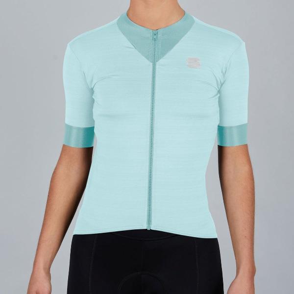 Sportful Fietsshirt korte mouwen Dames Blauw - KELLY W SHORT SLEEVE JERSEY BLUE SKY - XL