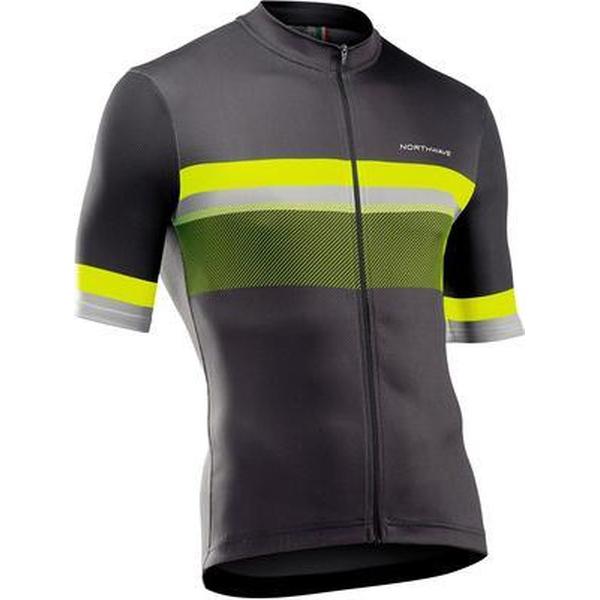 Northwave Origin Jersey SS Anthra/Fluo Yellow M