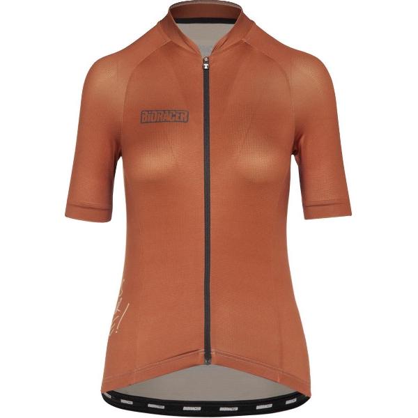 BIORACER Fietsshirt Dames - Fietskledij Metalix - Wielrennen - Oranje S