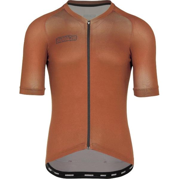 BIORACER Fietsshirt Heren - Fietskledij Metalix - Wielrennen - Oranje S