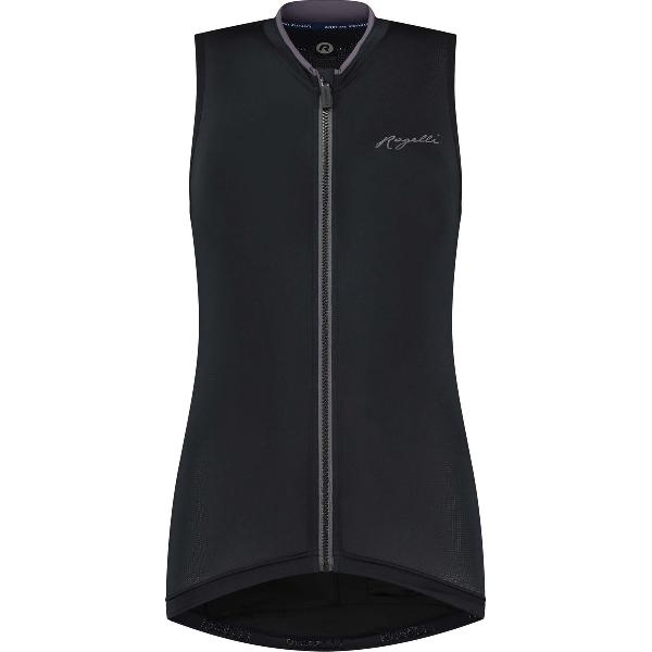 Rogelli Essential Fietsshirt - Zonder Mouwen - Dames - Zwart - Maat XS