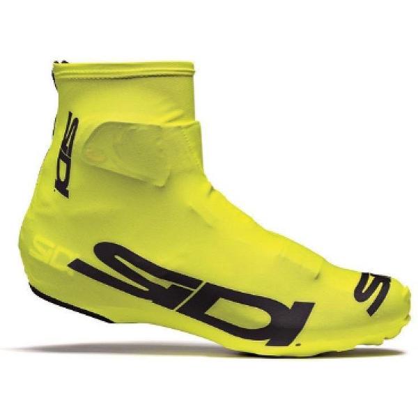 Sidi Copriscarpe Chrono - Fietsoverschoenen - Lycra - Geel - Maat L = 41/43