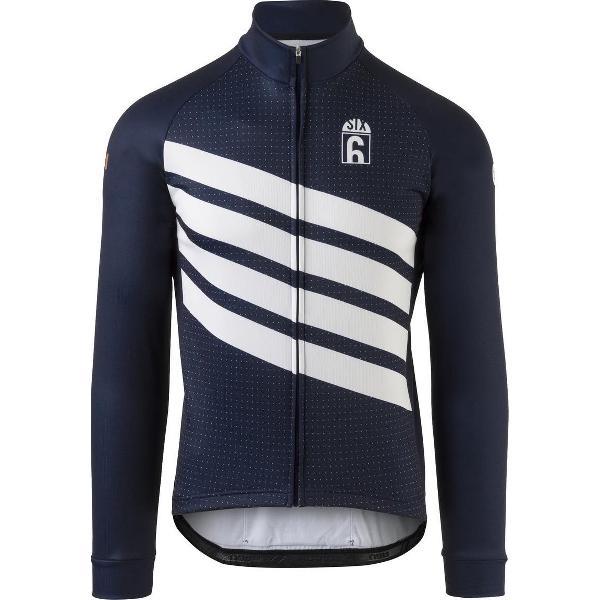 AGU Classic Fietsshirt Lange Mouwen SIX6 Heren - Blauw - XXL