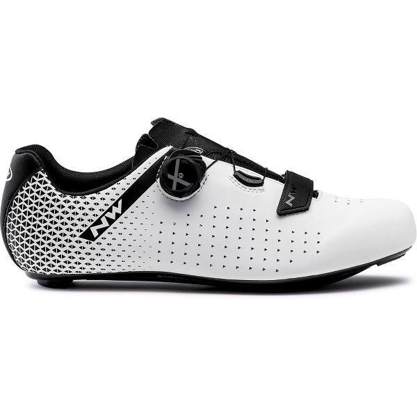 Northwave Northwave Core Plus 2 Fietsschoenen - Maat 41 - Unisex - wit - zwart