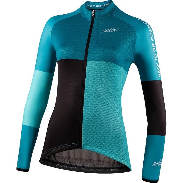 Nalini - Dames - Fietsshirt - Lange Mouwen - Wielrenshirt - Turquoise - LSCOLORLADYJERSEY - S