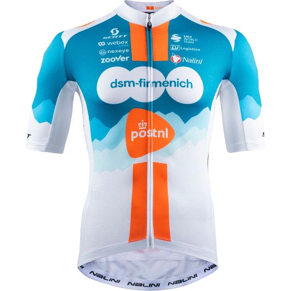 Nalini DSM FIRMENICH POSTNL REPLICA JERSEY - Fietsshirt korte mouwen - wielrenshirt - wielershirt korte mouw Heren - M