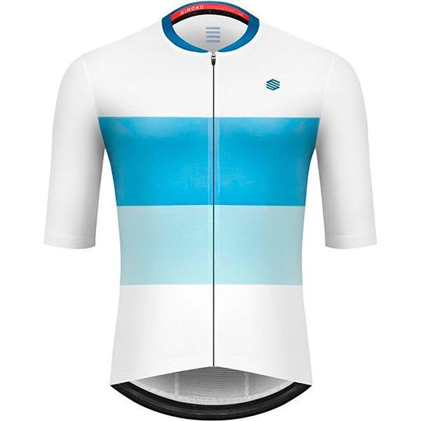 Siroko M3 Oberalp Korte Mouwen Fietsshirt Wit M Man