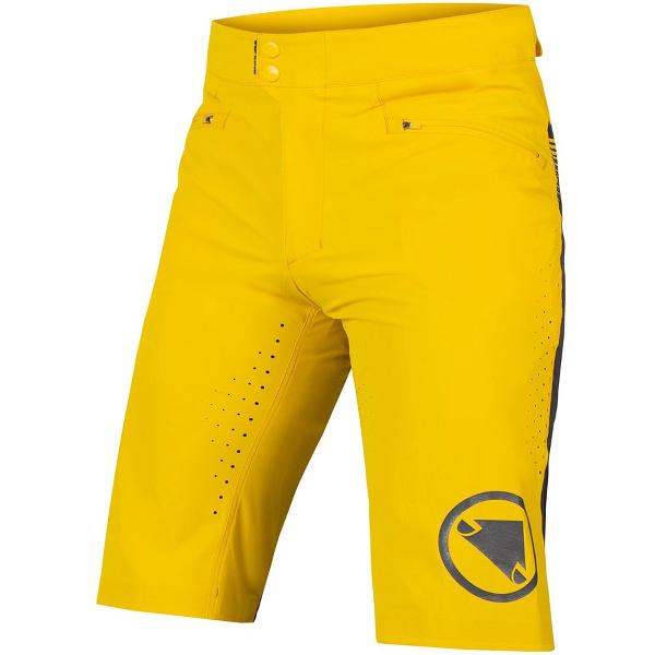 Endura Singletrack Lite Short Fit Korte Broek Geel 2XL Man