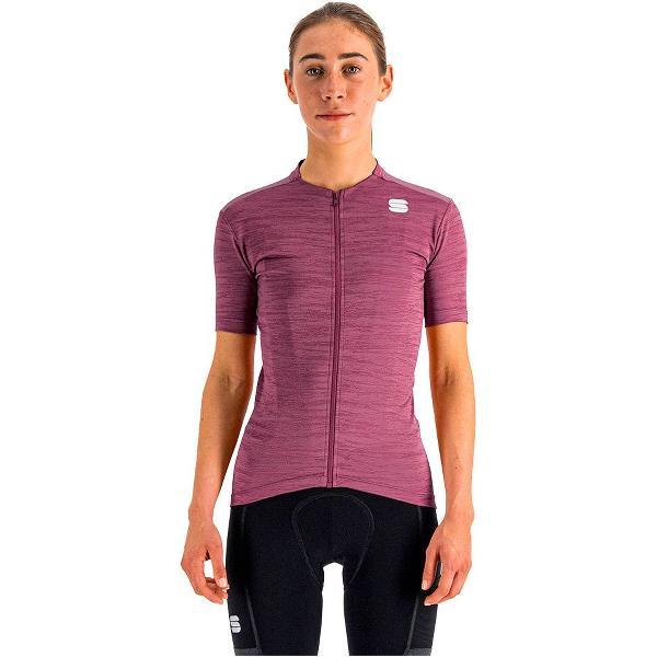 Sportful Outlet Supergiara Korte Mouwen Fietsshirt Roze XS Vrouw