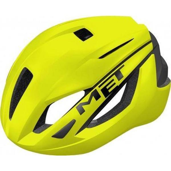 MET Strale Fietshelm, safety yellow/black Hoofdomtrek L | 59-62cm