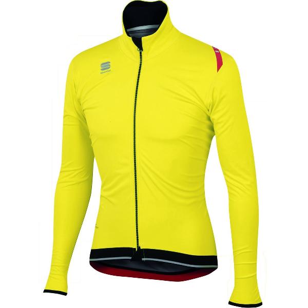 Sportful Fiandre Ultimate WS Jas Heren geel Maat M