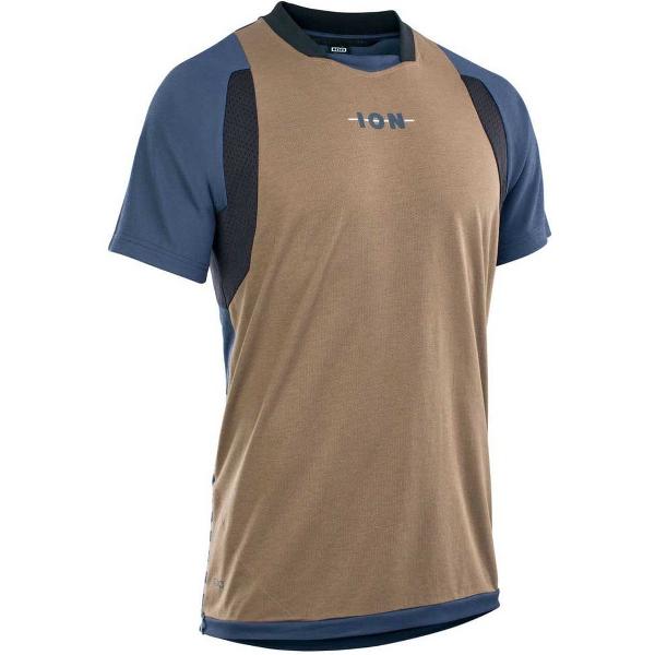 Ion Scrub Amp T-shirt Met Korte Mouwen Bruin,Blauw S Man