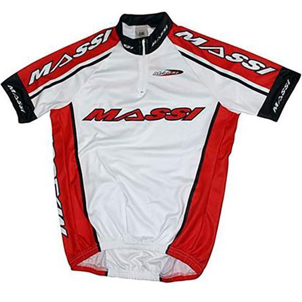 Massi Team Korte Mouwen Fietsshirt Wit 3XL Man