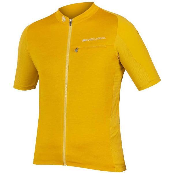 Endura Gv500 Reiver Jersey Met Korte Mouwen Geel 2XL Man