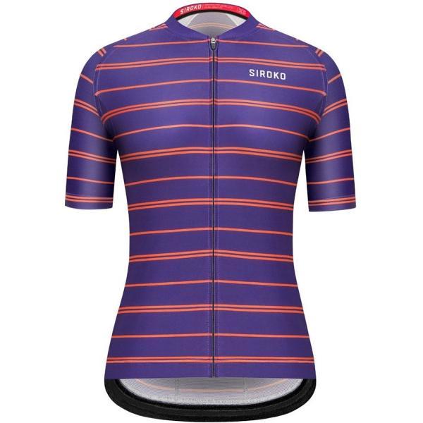 Siroko M2 Elba Korte Mouwen Fietsshirt Blauw S Vrouw