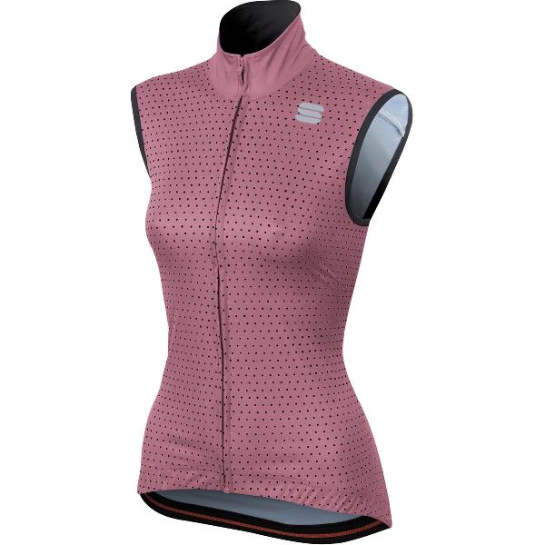 Sportful Windstopper Dames Roze Zwart / SF Cometa Wind Vest-Heather Rose/Black - XL